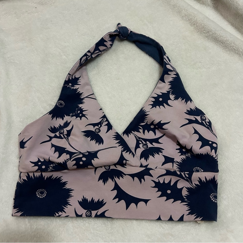 Patagonia Pink and Black Sports Bra